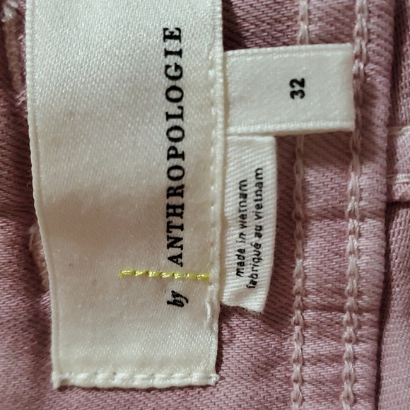 ANTHROPOLOGY PANTS SIZE 32 BRAND NEW NO LAVEL THE COLOR IS LIGHT PURPLES PINK - Picture 12 of 17